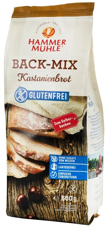 Mix pentru paine cu faina de castane, 500g Hammer Muhle