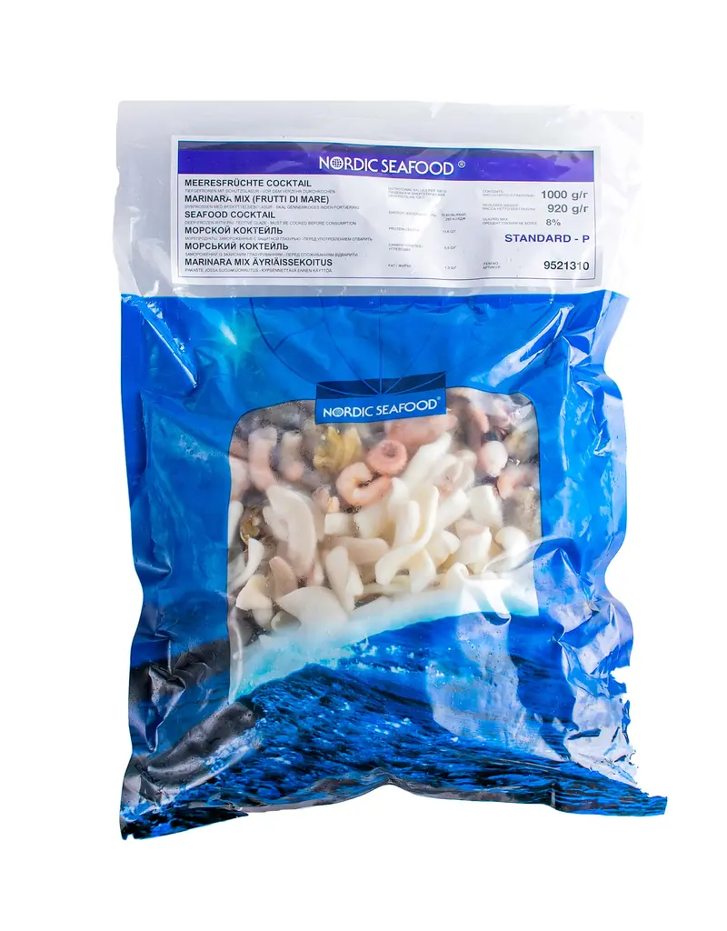 Mix Premium Fructe de Mare Fără Surimi, 900g Net