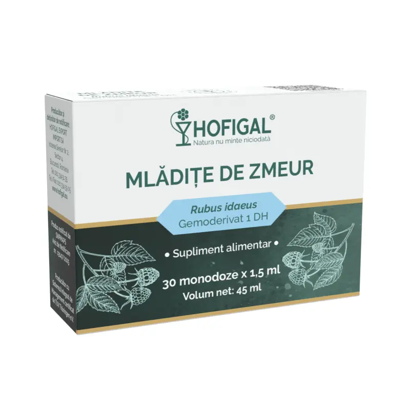 Mladite de zmeur - Gemoderivat 30 monodoze Hofigal