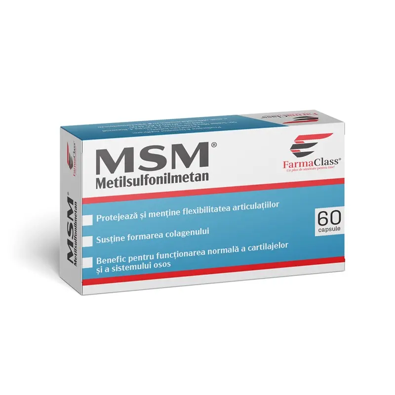 MSM 60 capsule – Farma Class - Doză clară