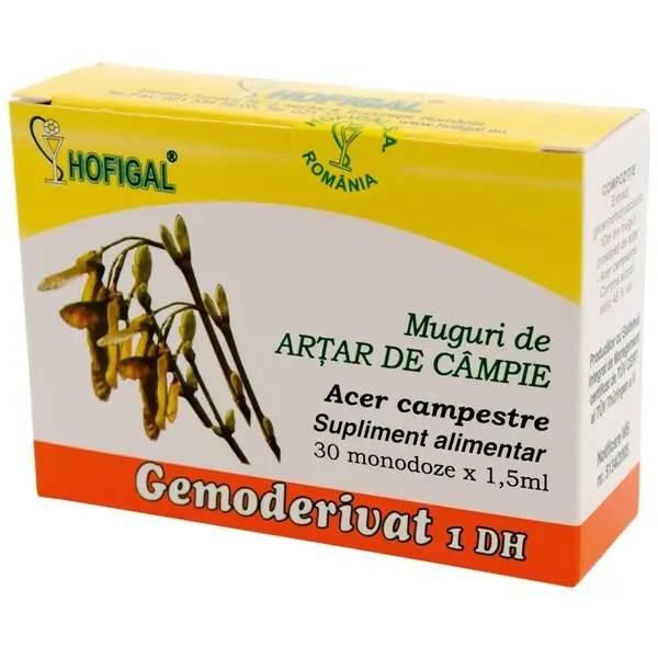 Muguri de artar de campie 30 monodoze x 1,5 ml Hofigal