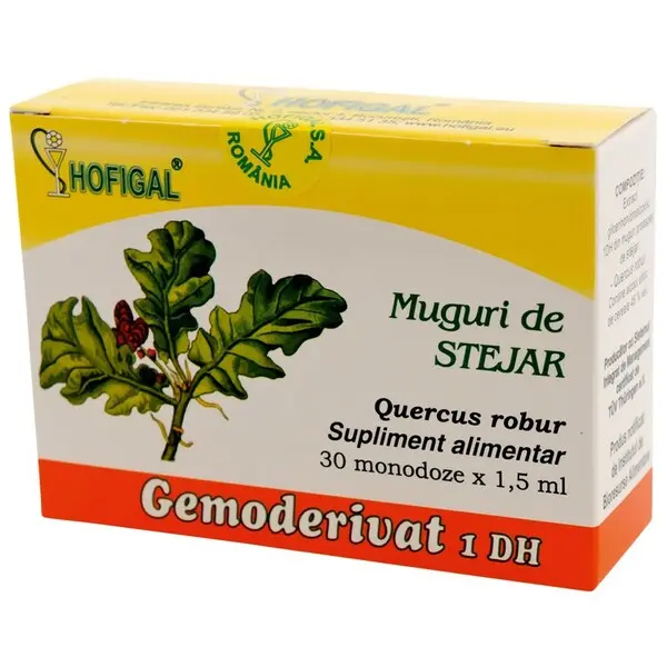 Muguri de stejar gemoderivat 30 monodoze Hofigal