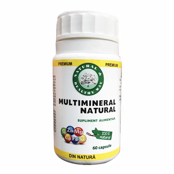 Multimineral Natural 60 capsule Natural & Healthy Way