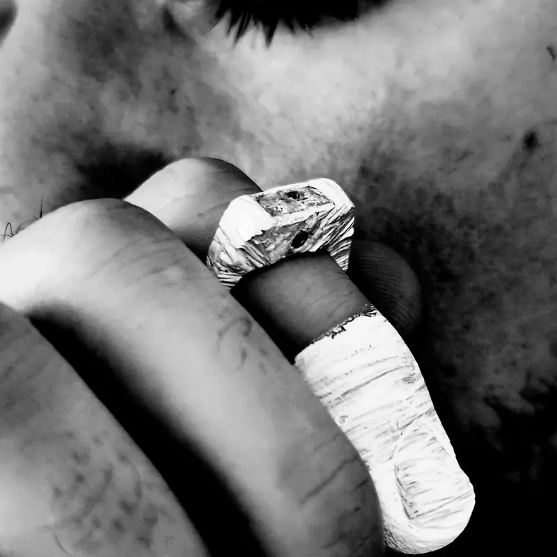Multiple Facets Rectangular Unisex Ring