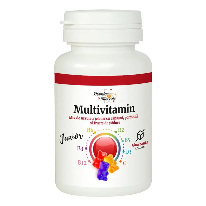 Multivitamin junior ursuleti cu fructe 20 jeleuri Dacia Plant