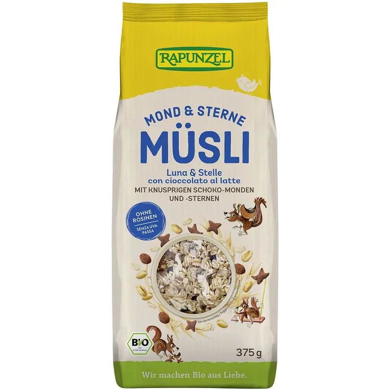 Musli bio in forma de luna si stele, 375g