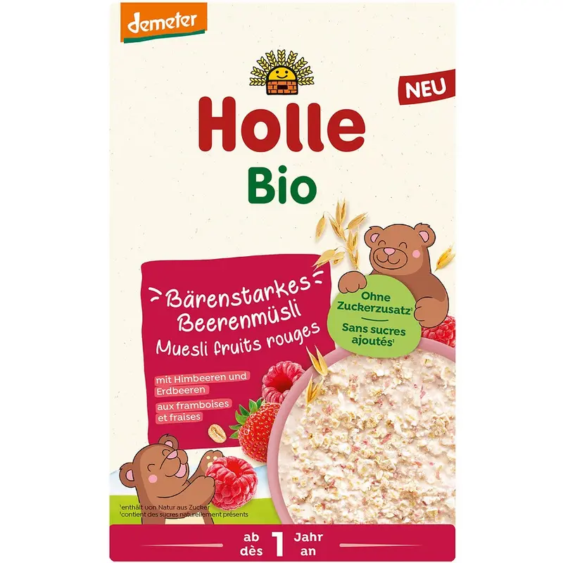 Musli bio integral cu fructe de padure, 200g