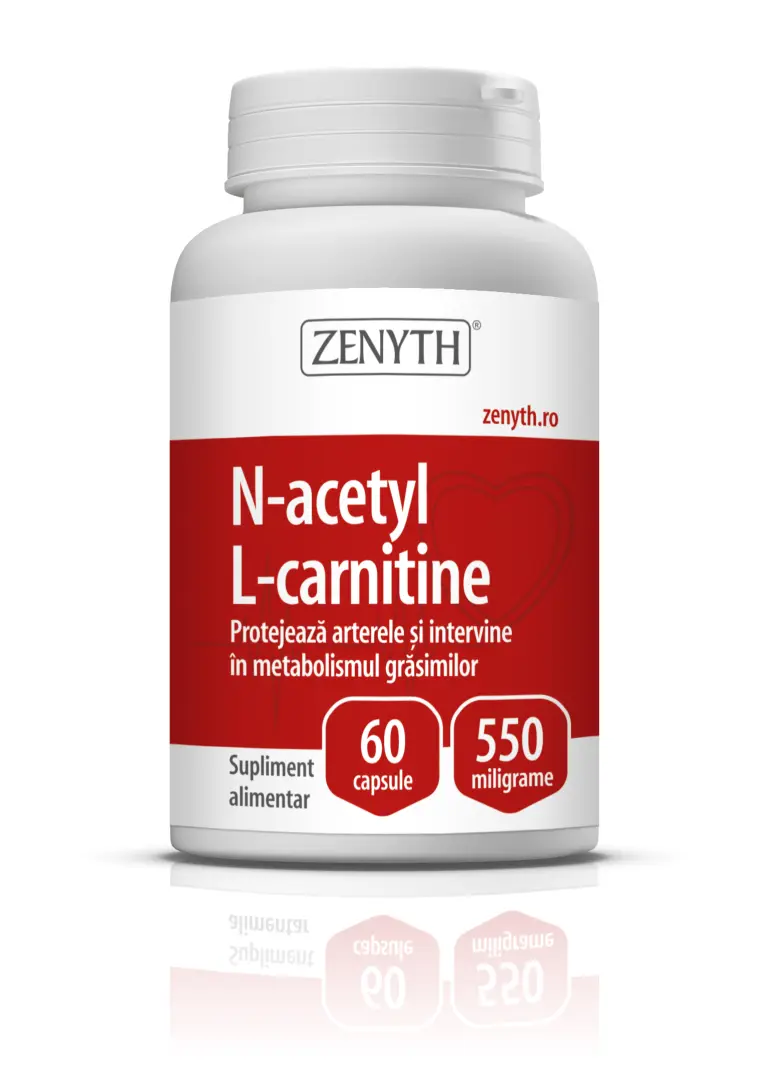N-Acetil L-Carnitină 550 mg 60 capsule – Zenyth