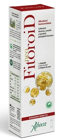NeoFitoroid bioUnguent 40 ml – Aboca - Textură calmantă