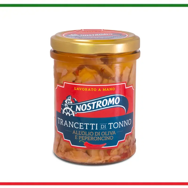 Nostromo file de ton in ulei de masline cu ardei iute 180g