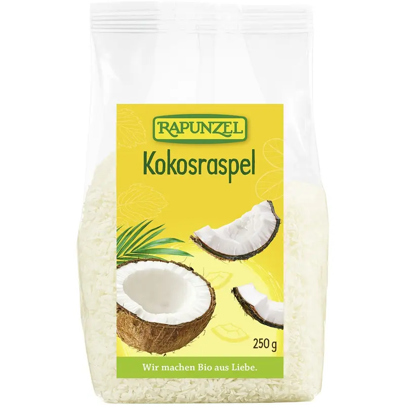 Nuca de cocos bio rasa, 250g