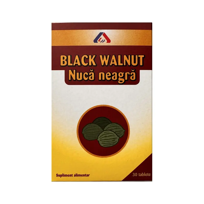 Nuca neagră Black Walnut 30 comprimate – American Life Style