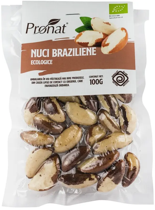 Nuci braziliene bio, 100g Pronat