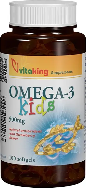 Omega 3 Natural pentru Copii 100 capsule gelatinoase – Vitaking