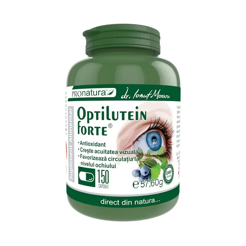Optilutein Forte 150 capsule – Medica - Confortul ochilor