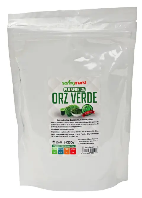 Orz verde pulbere 250 g – Springmarkt - Ușor de amestecat