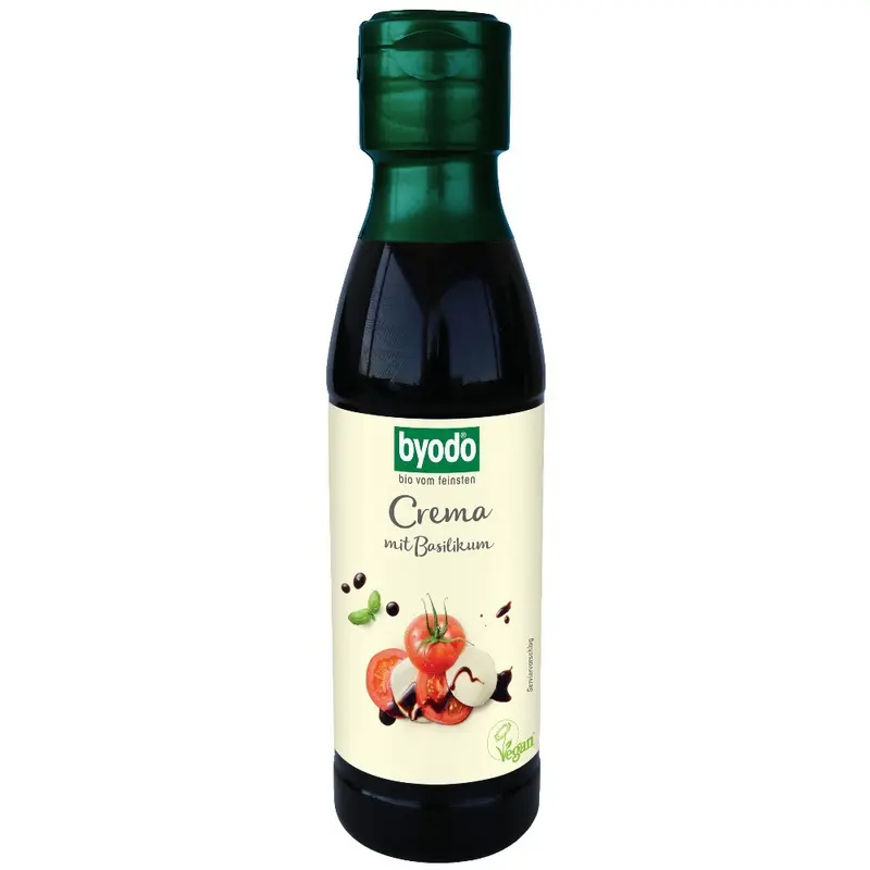 Otet balsamic bio crema cu busuioc, 150ml