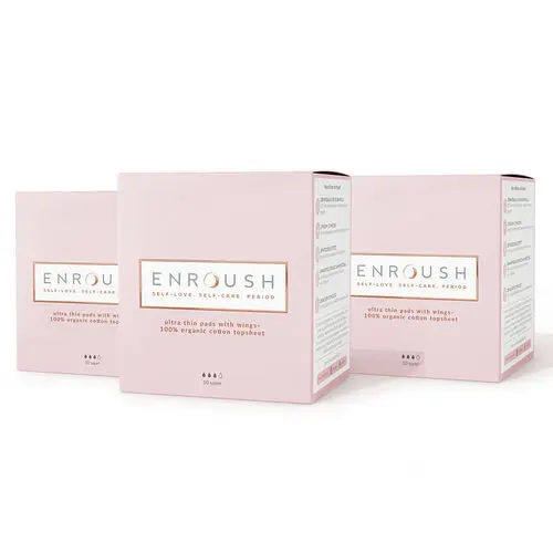 Pachet 3 x Absorbante SUPER 100% Organice, 10 bucăți | Enroush