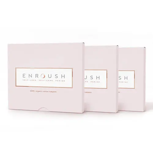 Pachet 3 x Tampoane NORMAL 100% Organice, 16 bucăți | Enroush