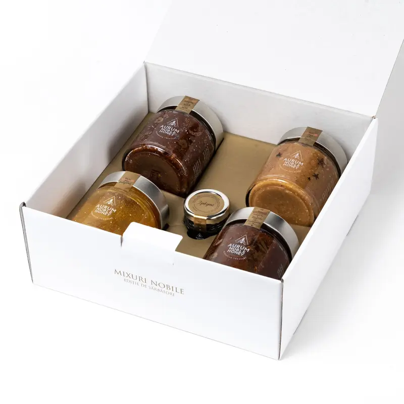 Pachet cadou de Sarbatori, Aurum Noble Honey - 4+1 Mare