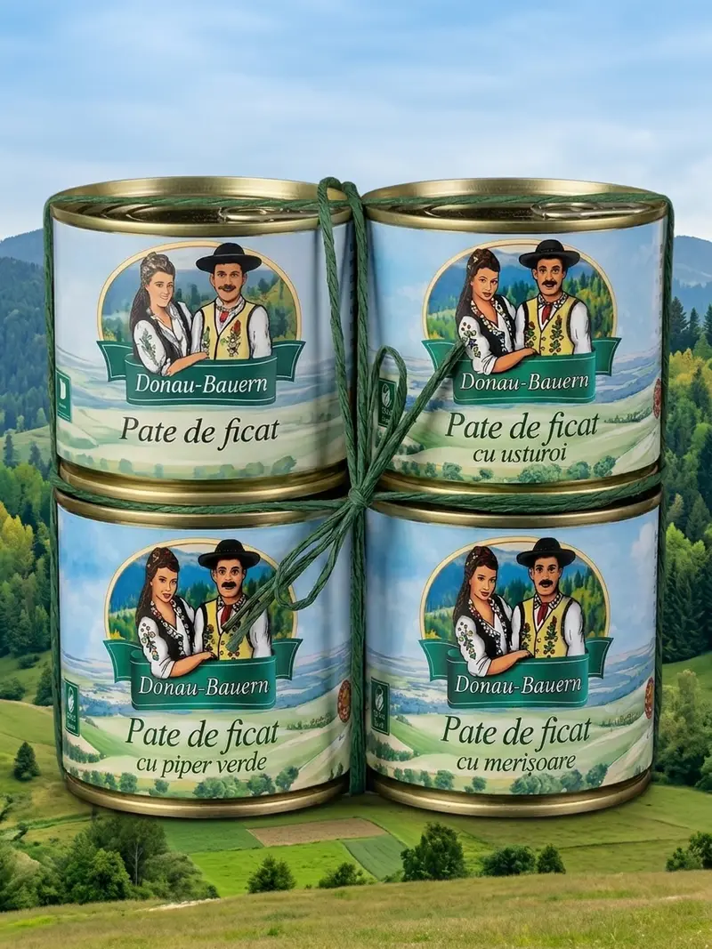 Pachet degustare specialități la conservă Donau Bauern – 4x