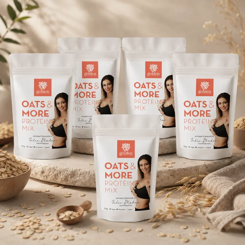 Pachet Oats & More Protein Mix 4+1 – Pachet Proteic pentru Dimineți Active | Golden Flavours