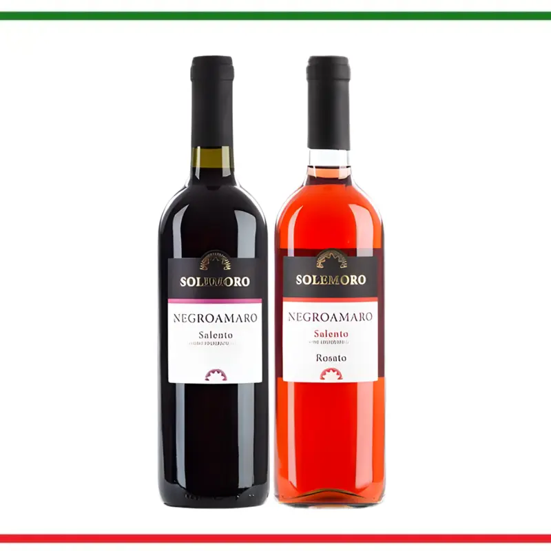 Pachet promo Solemoro Negroamaro Vin Rosu + Vin Rose SGR