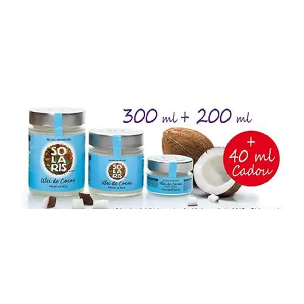 PACHET PROMO ULEI COCOS BORCAN 300+200+40 ML CADOU