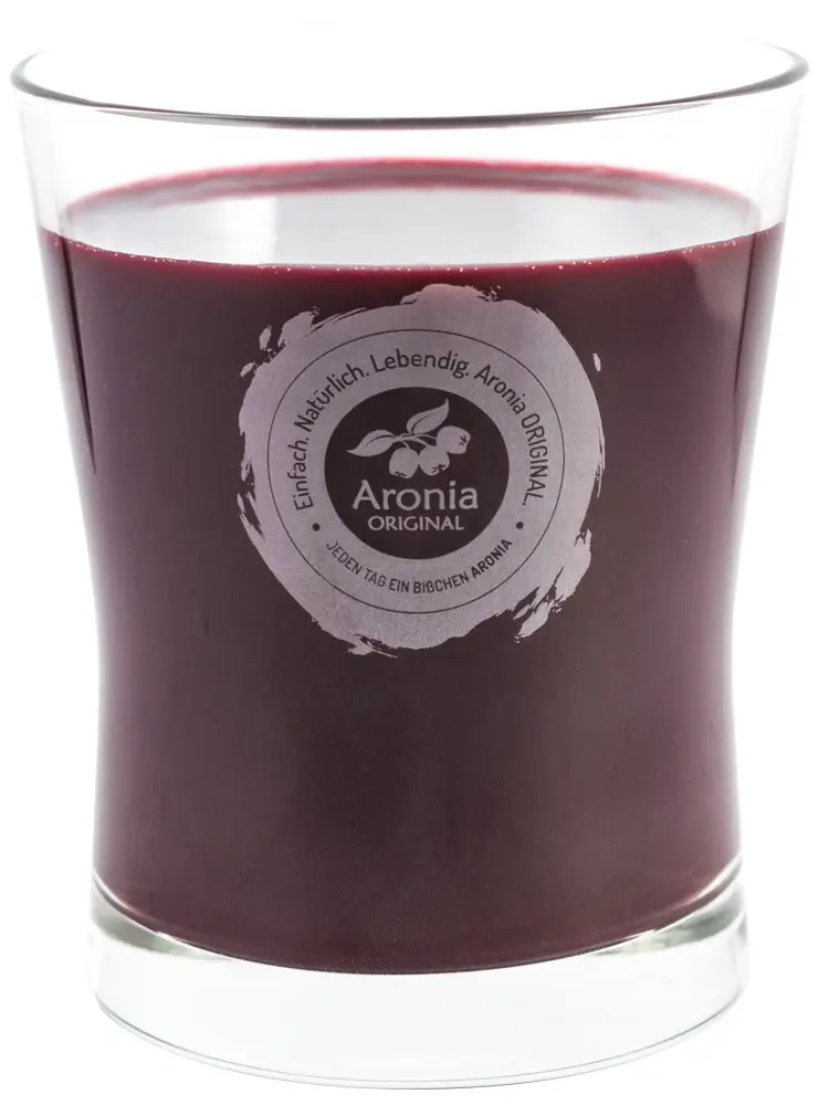 Pahar de sticla cu dozaj Aronia Original