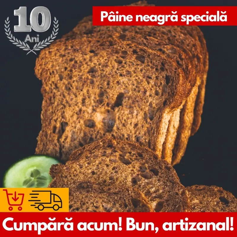 Pâine Neagră Specială | Mons Mellis 400 g