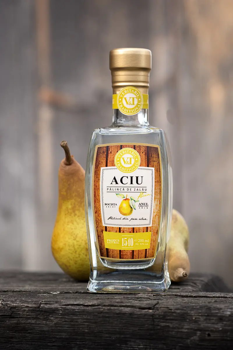 Palinca de Zalau Aciu - Pere 42% 0.2L