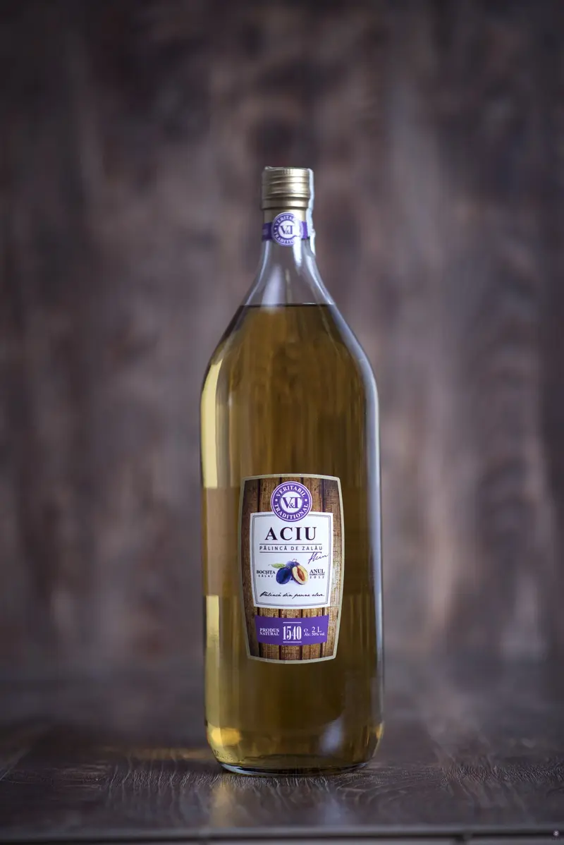 Palinca de Zalau Aciu - Prune 42% 2L