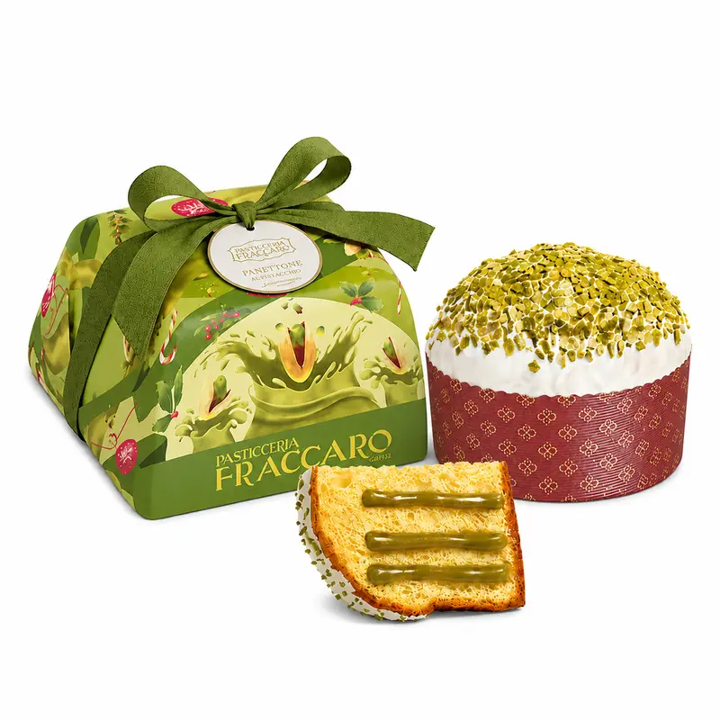 Panettone cu cremă de fistic Fraccaro 750g