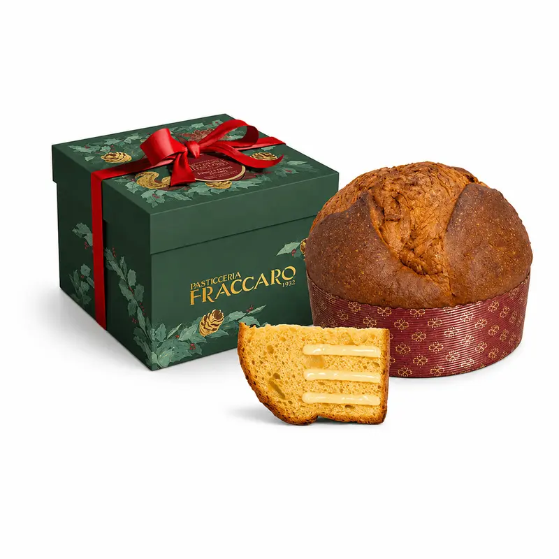 Panettone cu tiramisu în cutie cadou Fraccaro 750g