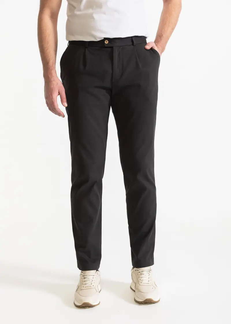 Pantaloni "Chesler" din Bumbac Organic - Gri