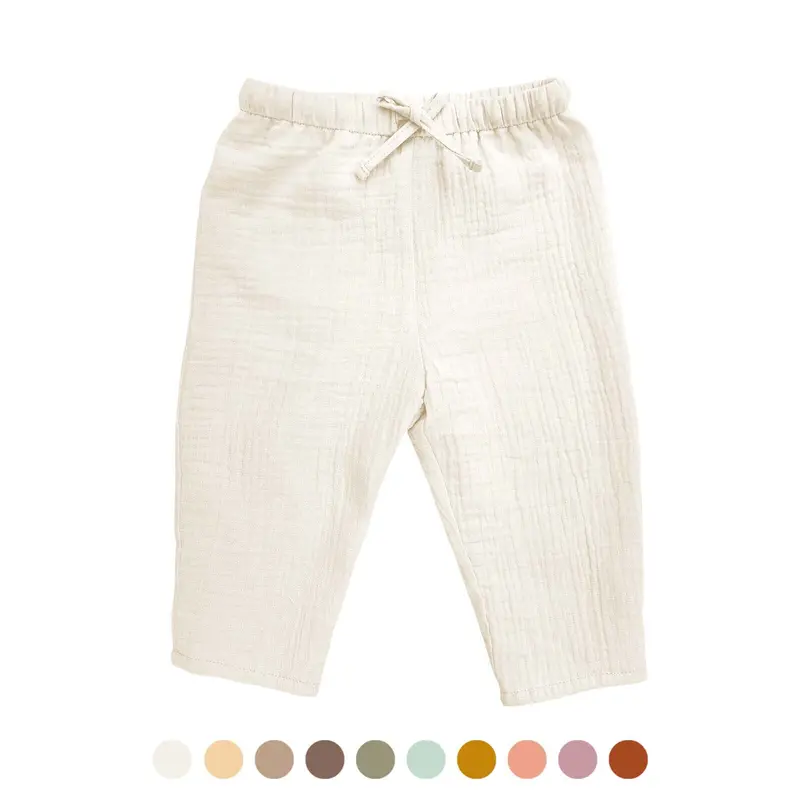 Pantaloni lungi Alethi din muselină