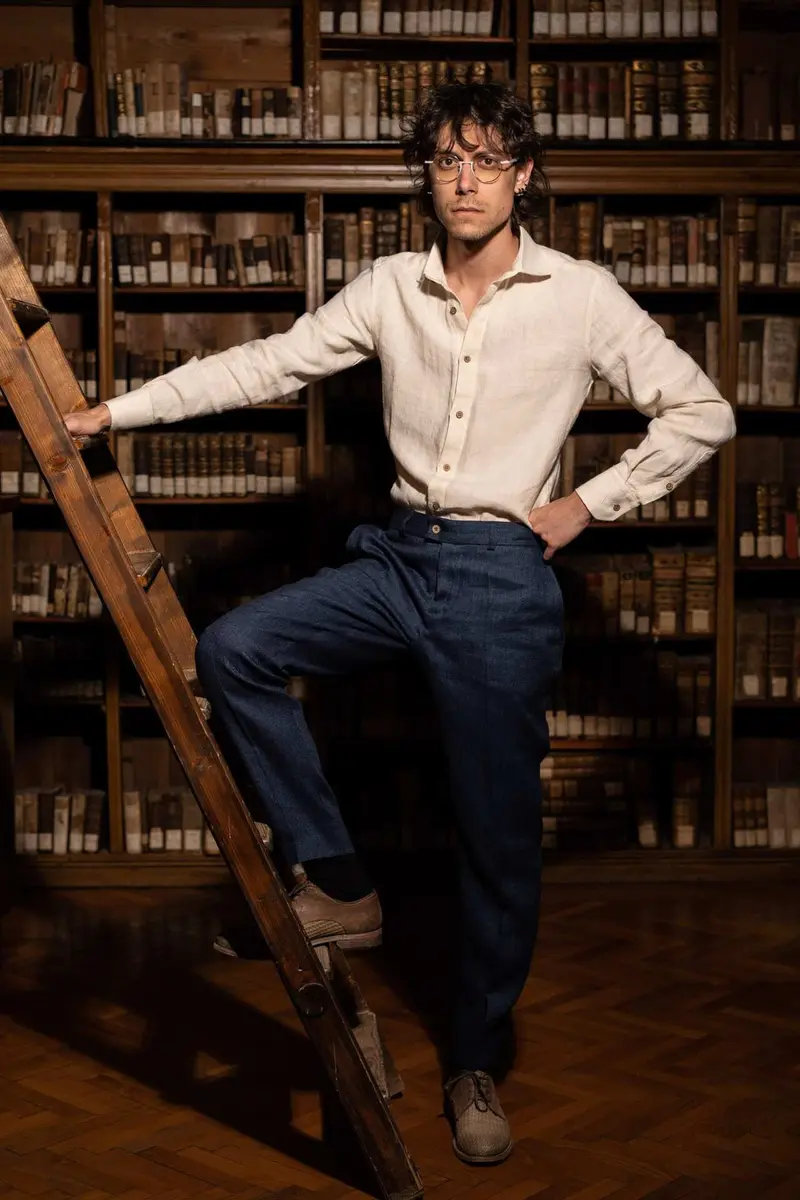 Pantaloni "Romana" 100% In - Denim