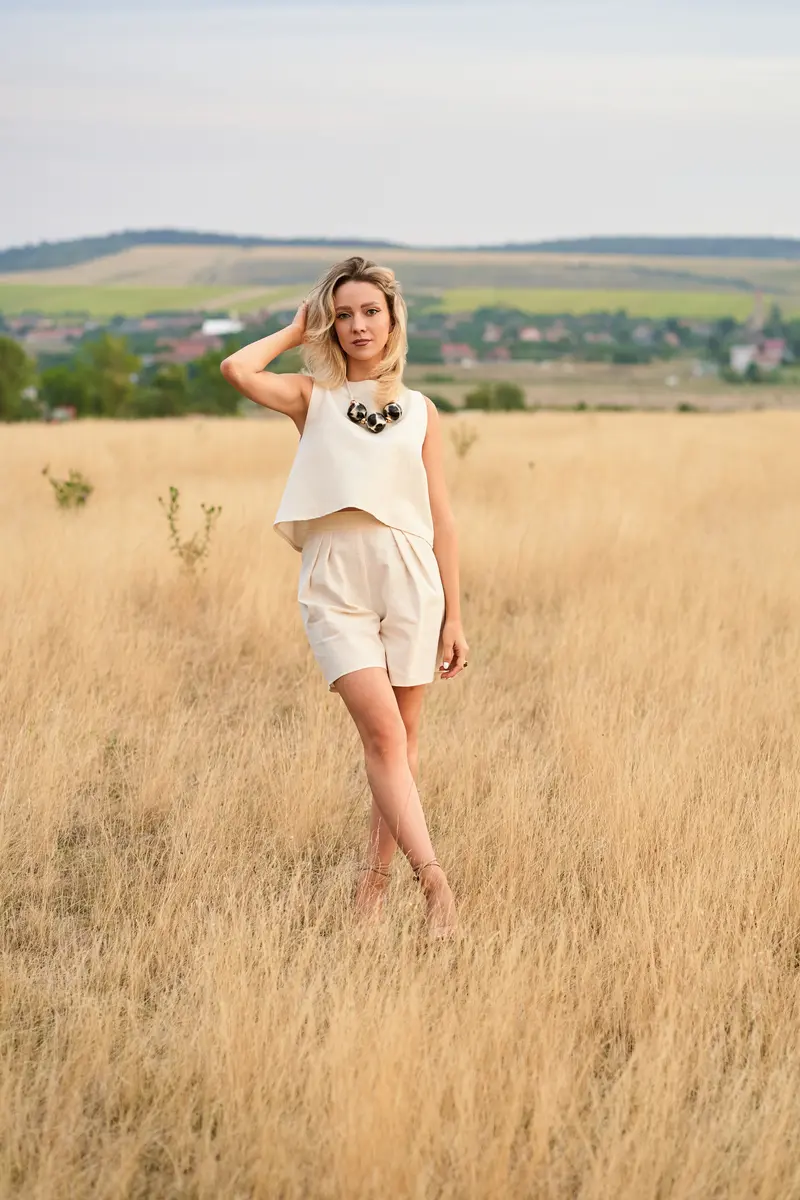 Pantaloni scurți bumbac Maria