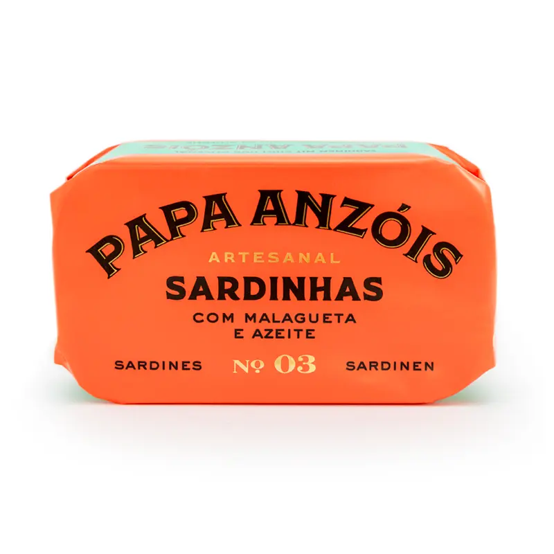 Papa Anzóis Sardine cu Chili în Ulei de Măsline, 120g