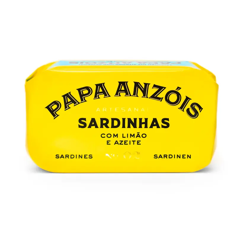 Papa Anzóis Sardine cu Lămâie și Ulei de Măsline, 120g