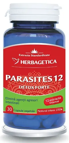 Parasites 12 Detox Forte 30 capsule – Herbagetica