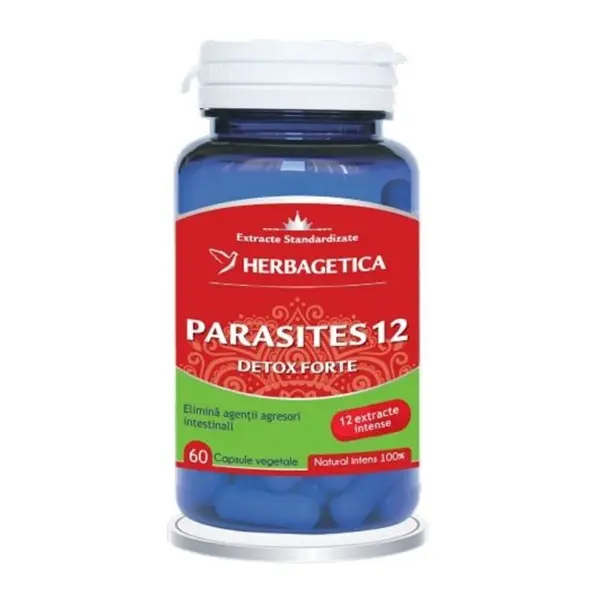 Parasites 12 Detox Forte 60 capsule – Herbagetica