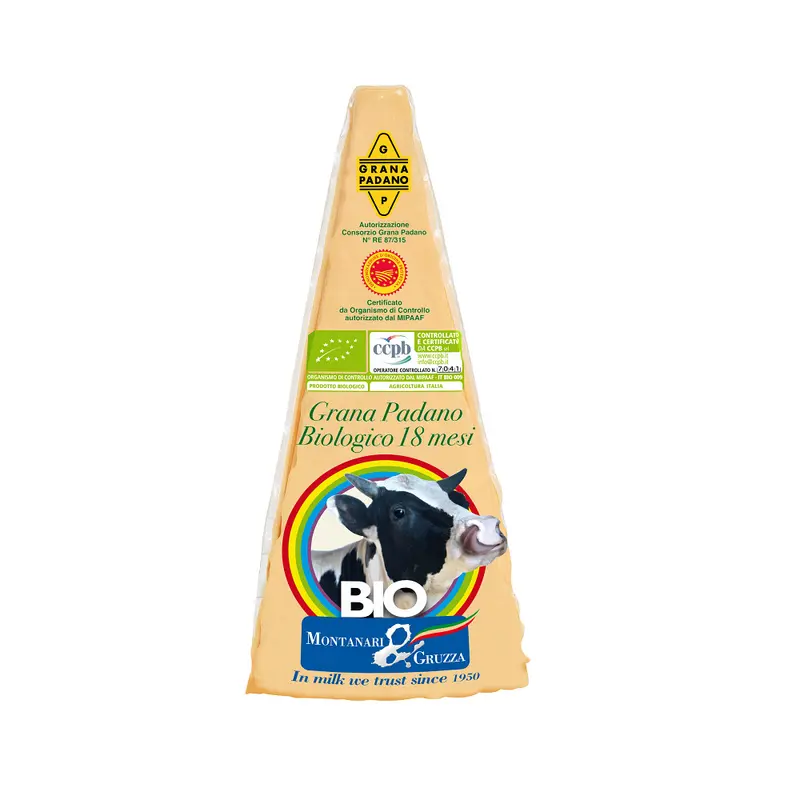 Parmezan Bio Maturat 18 luni Montanari & Gruzza 200 g