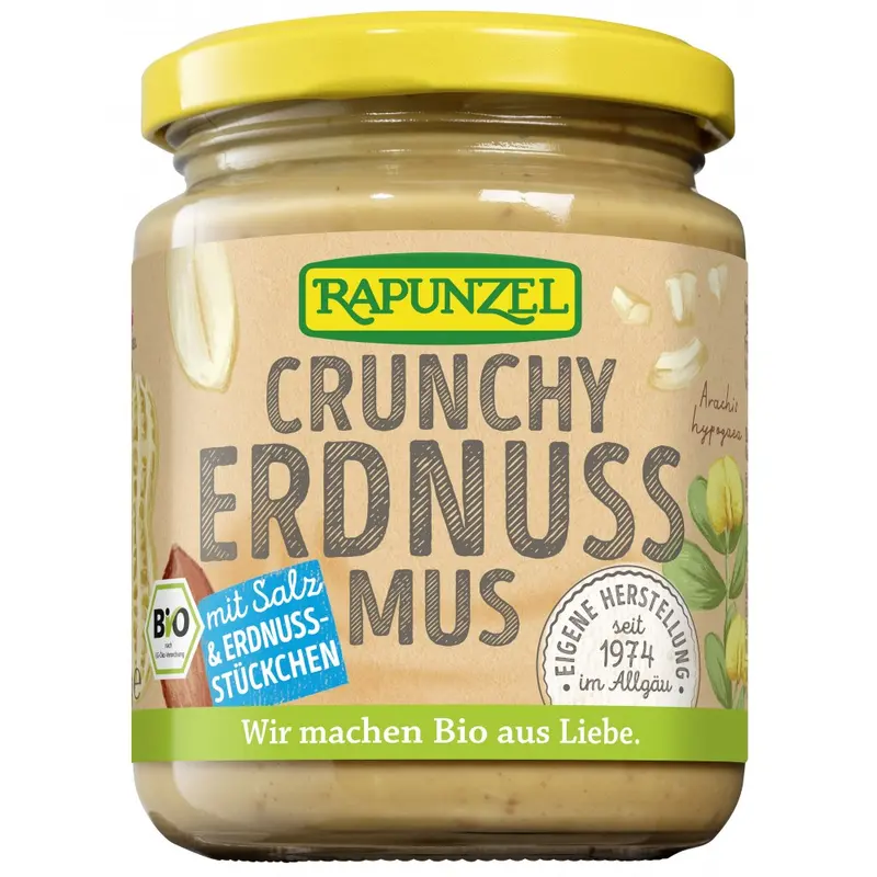 Pasta de arahide crocanta cu sare BIO, 250g