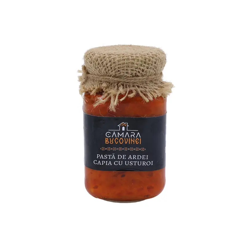 Pastă de ardei capia cu usturoi 200 g