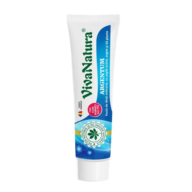 Pasta de dinti argentum 80ml Viva Natura