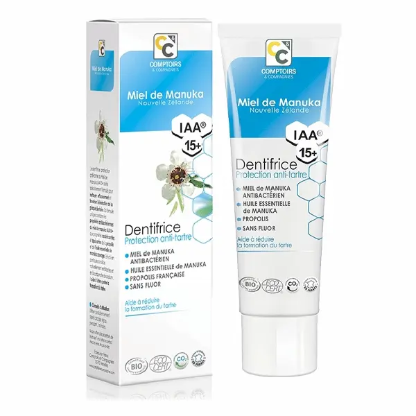 Pasta de dinti bio antitartru cu miere de Manuka 75ml C&C