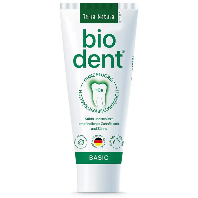 Pasta de dinti Biodent basic cu menta, 75ml | Terra Natura