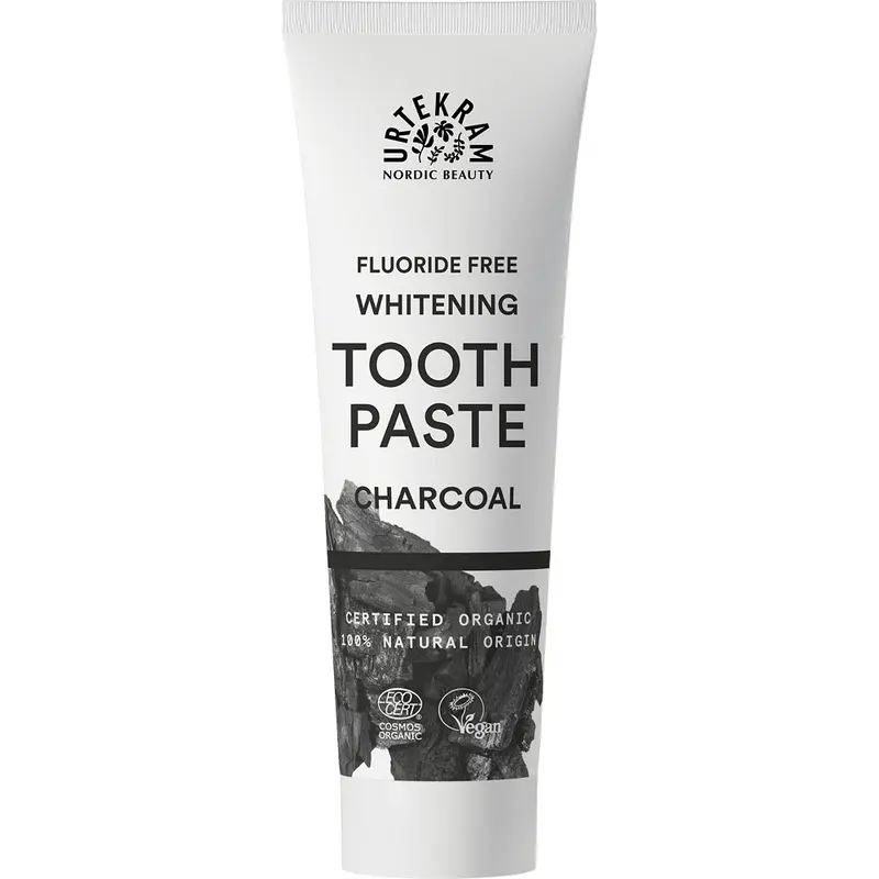 Pasta de dinti cu carbune, 75ml | Urtekram