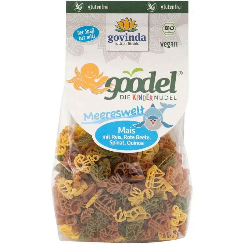 Paste bio Sea World fara gluten pentru copii, 250g | Govinda